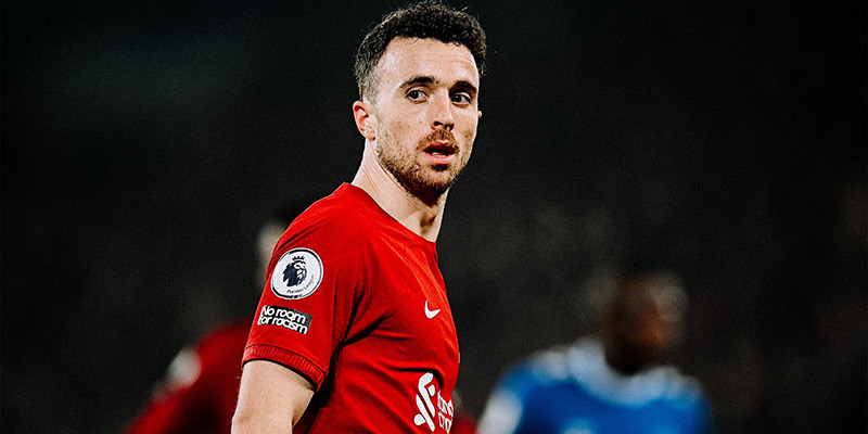 Tiền vệ Diogo Jota tại CLB Liverpool